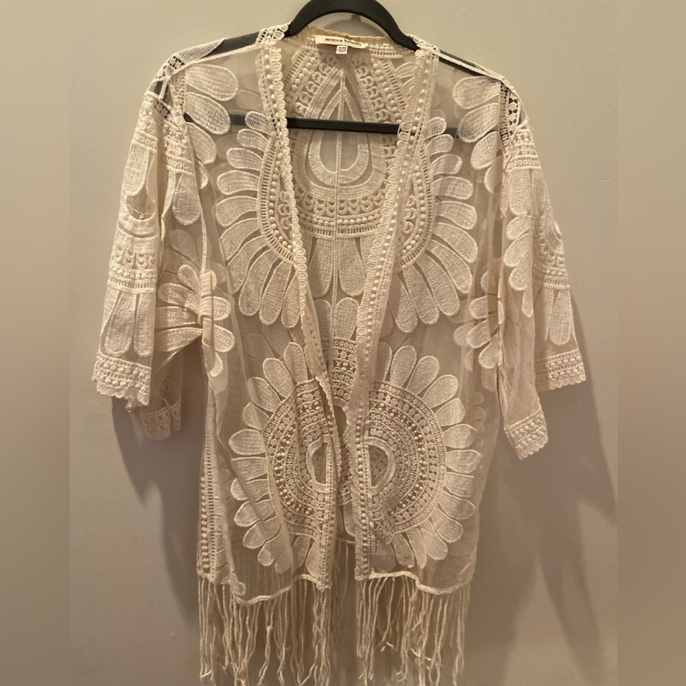 S/M Jealous Tomato lace kimono